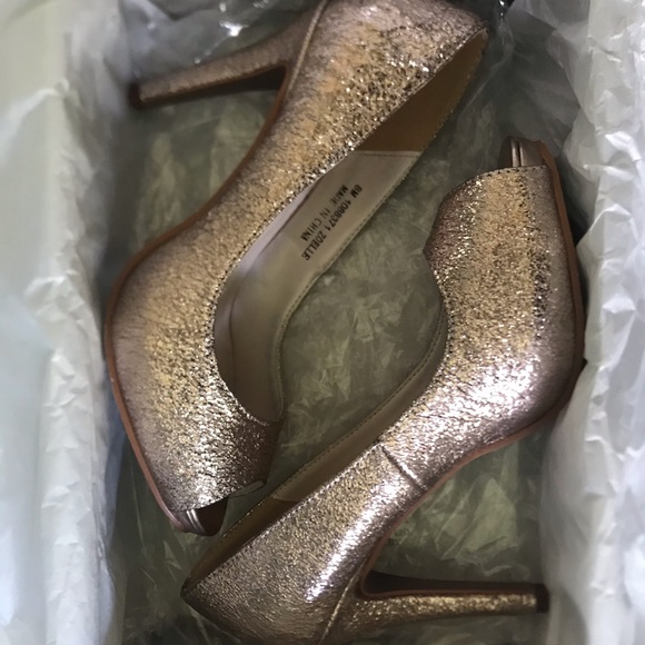 rose gold occasion shoes